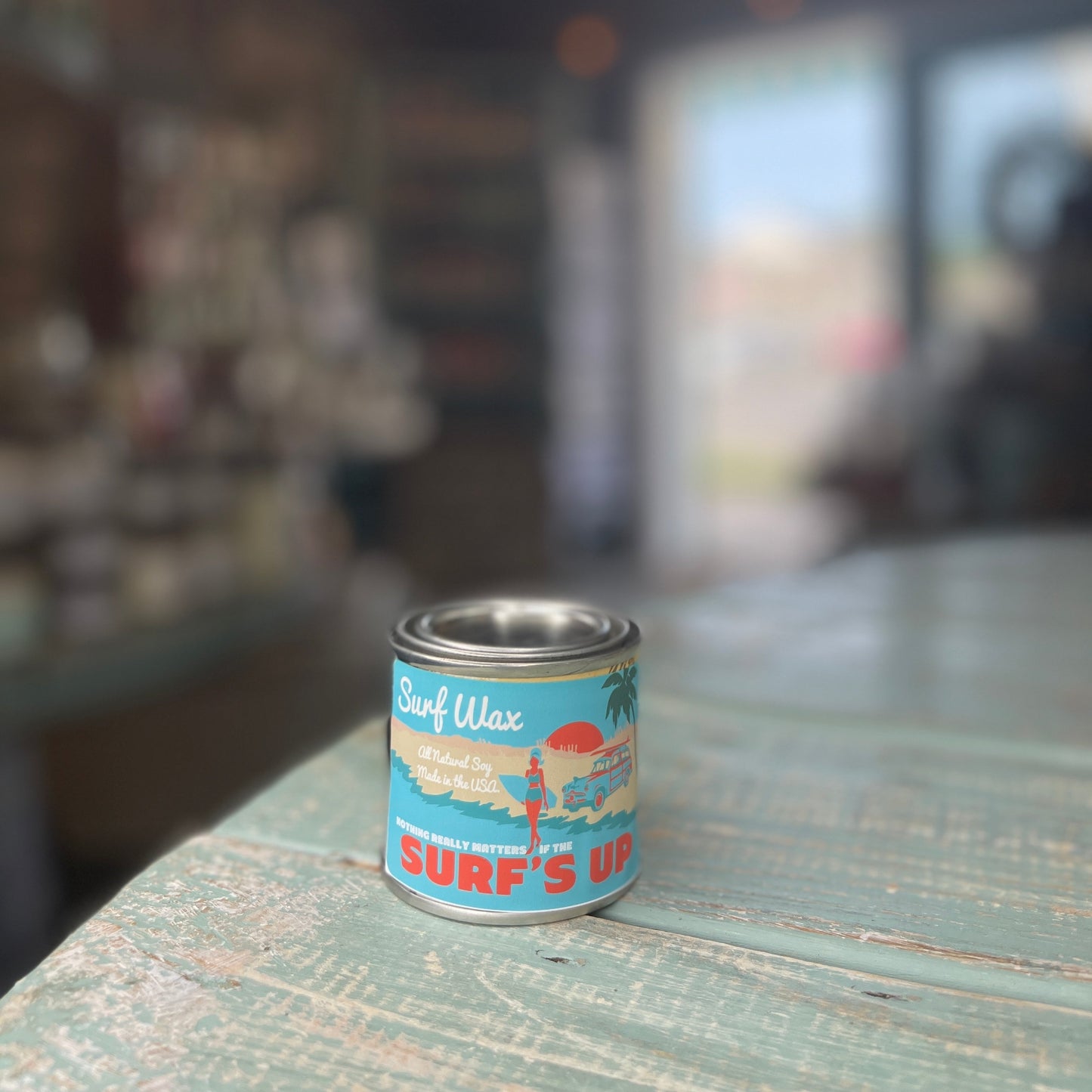 Surf Wax Paint Can Candle - Vintage Collection