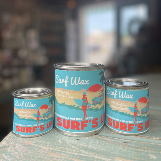 Surf Wax Paint Can Candle - Vintage Collection