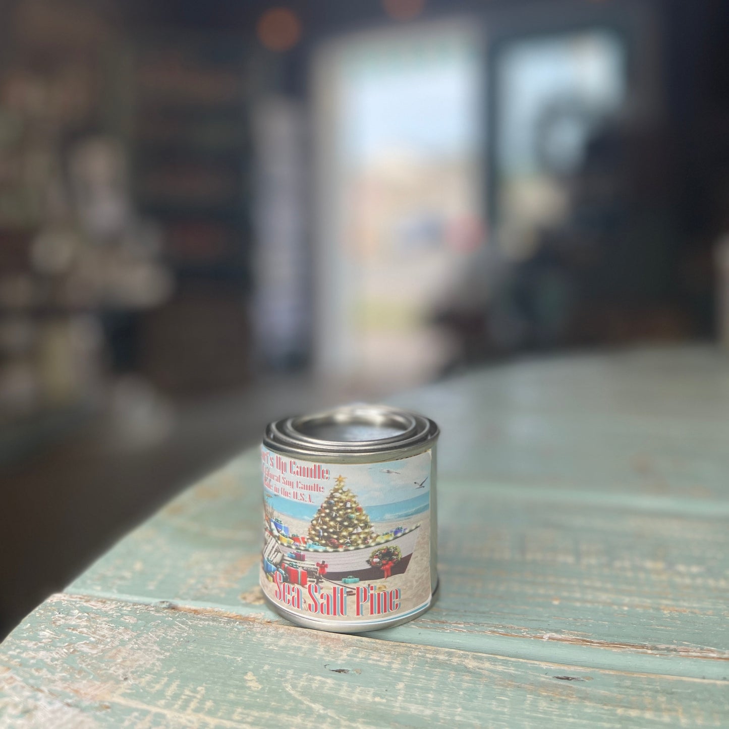 Sea Salt Pine Paint Can Candle - Vintage Collection