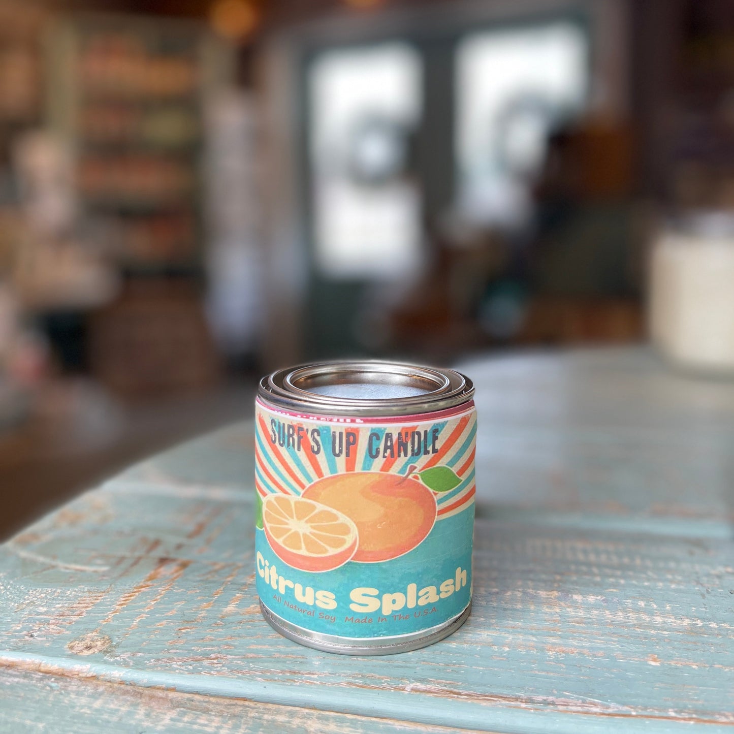 Citrus Splash Paint Can Candle - Vintage Collection