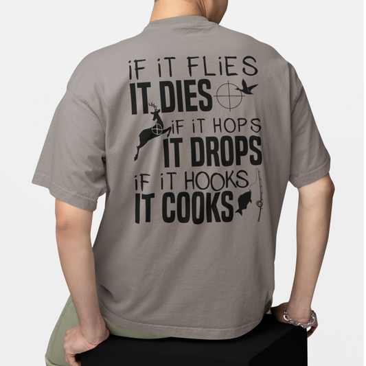 If It Flies It Dies Graphic Tee