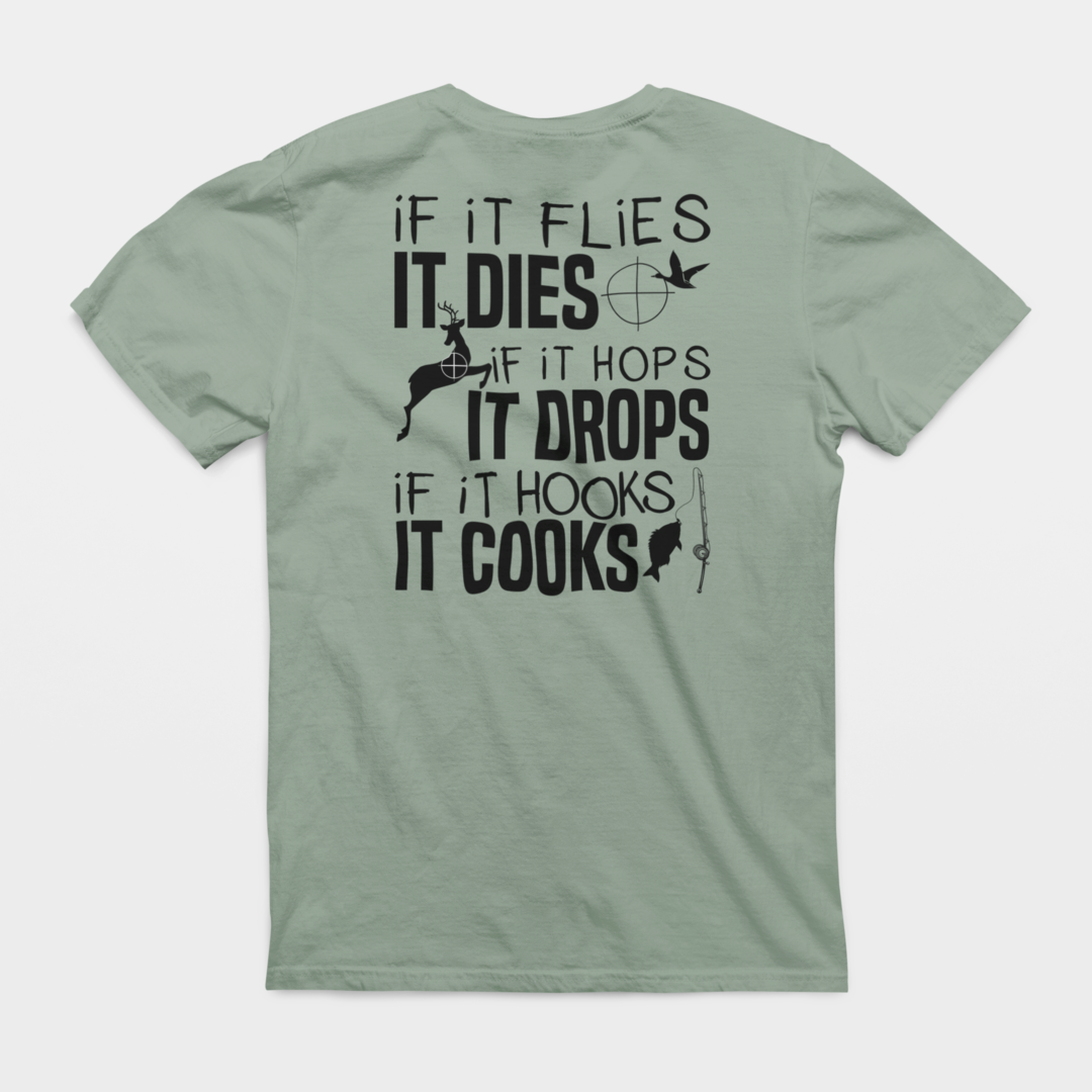 If It Flies It Dies Graphic Tee