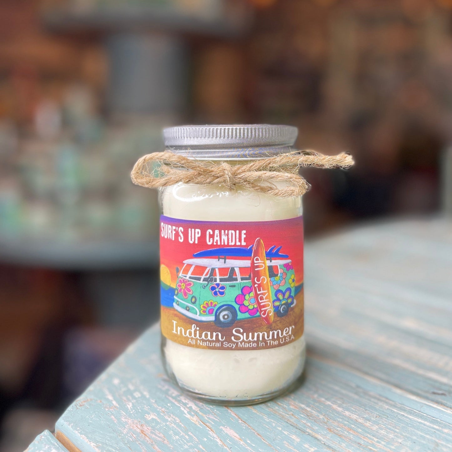 Indian Summer Mason Jar Candle - Vintage Collection