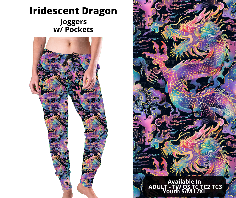 Iridescent Dragon Joggers