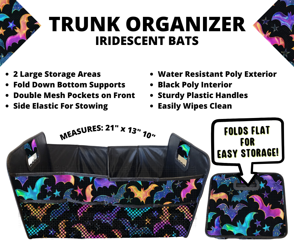 Preorder! Closes 3/10. ETA June. Iridescent Bats Trunk Organizer