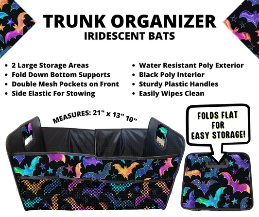 Preorder! Closes 3/10. ETA June. Iridescent Bats Trunk Organizer