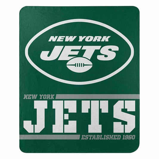 New York Jets NFL Split Wide Fleece Blanket 50" x 60"