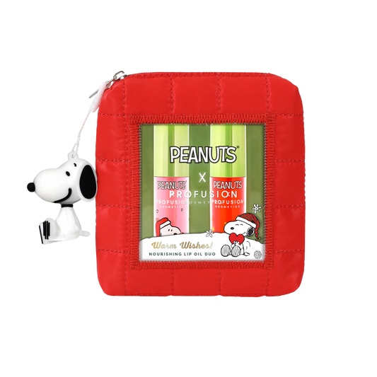 Peanuts Holiday | Warm Wishes Nourishing Lip Oil Duo