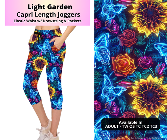 Preorder! Closes 4/2. ETA July. Light Garden Jogger Capri