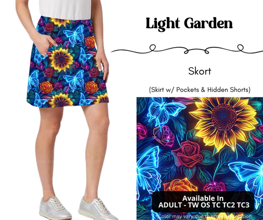 Preorder! Closes 4/7. ETA July. Light Garden Skort