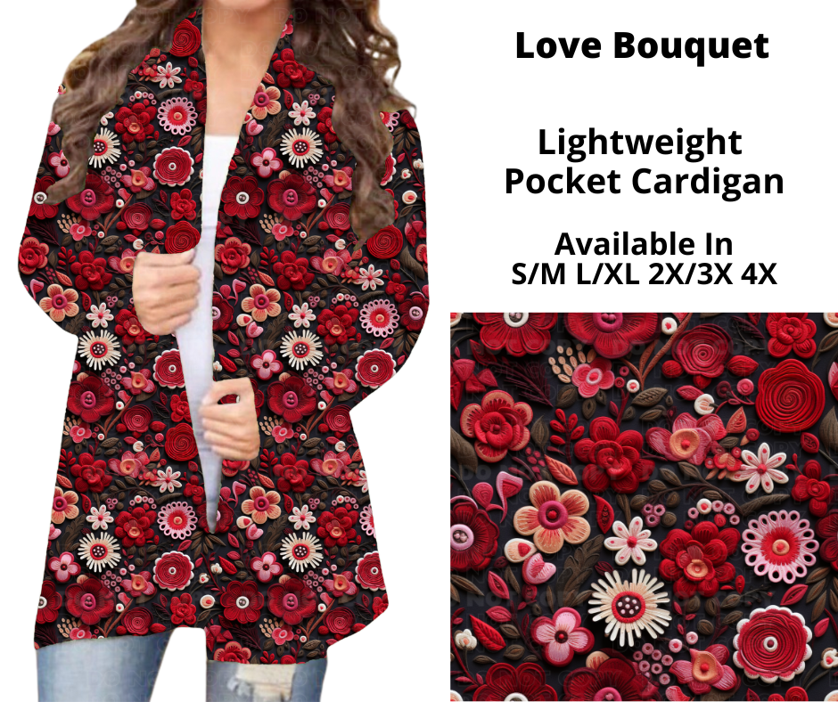 Preorder! Closes 11/20. ETA Jan. Love Bouquet Cardigan