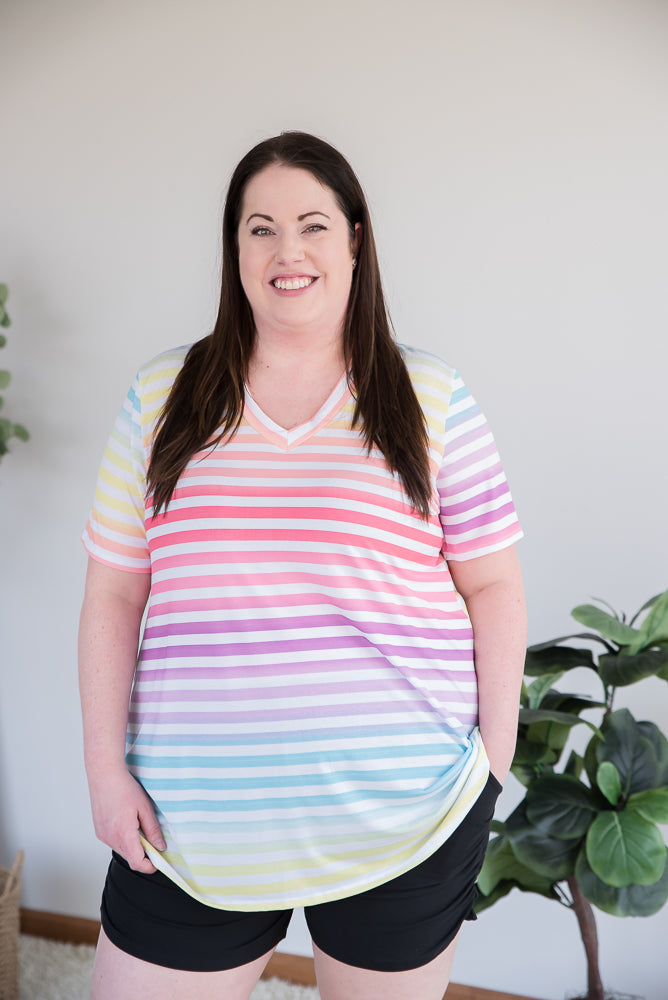 (Copy) Sherbert Rainbow Top