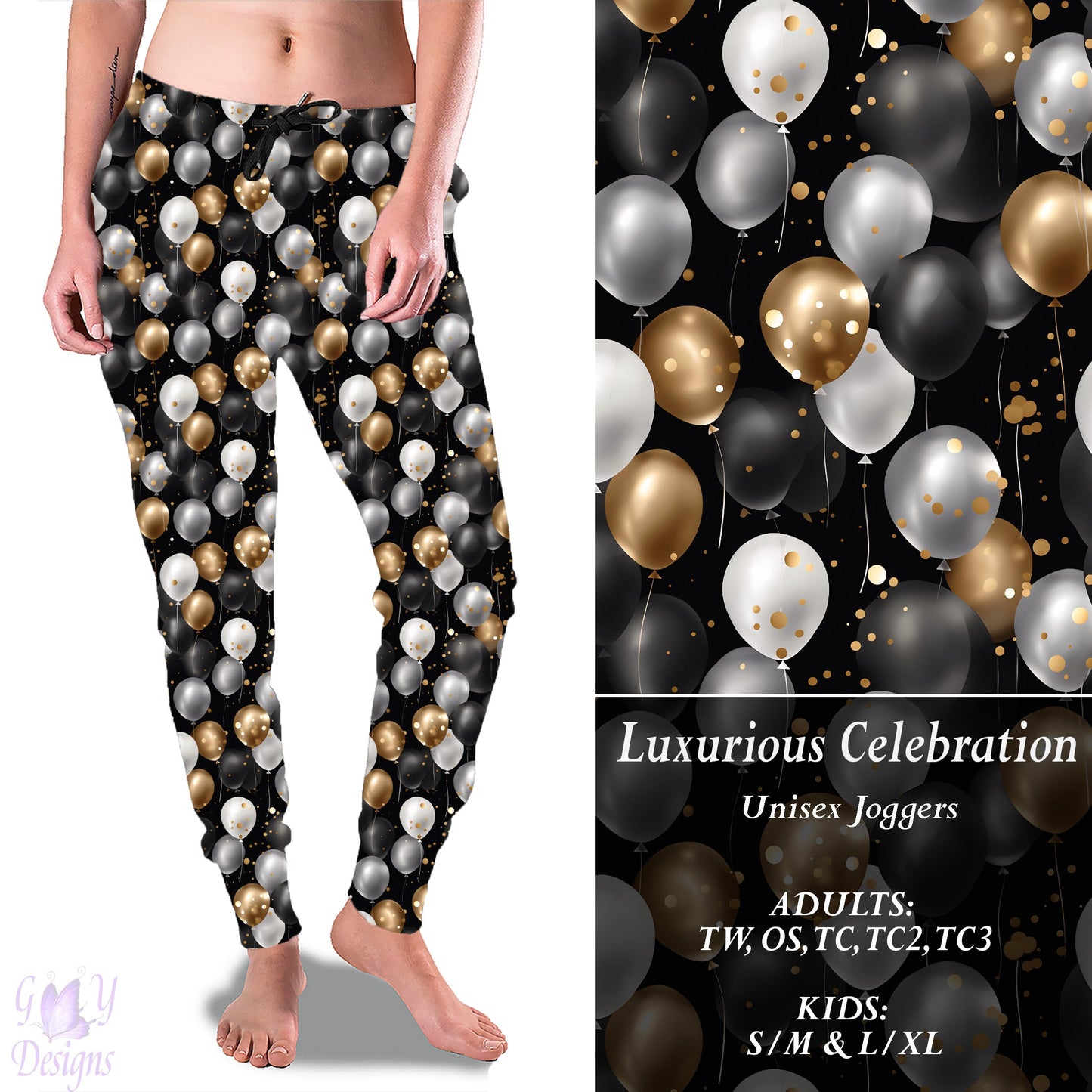 Luxurious Celebration Full Joggers Preorder Closes 11/13 ETA 6-8 weeks