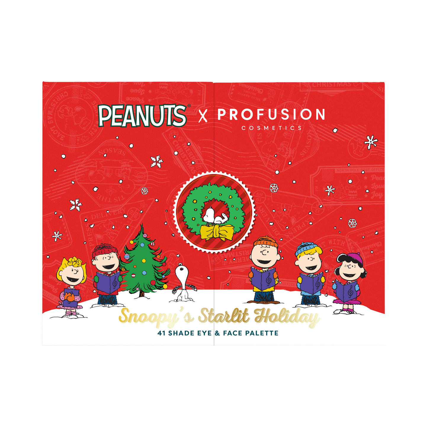 Peanuts Holiday | Snoopy's Starlit Holiday 41 Shade Face & Eye Palette