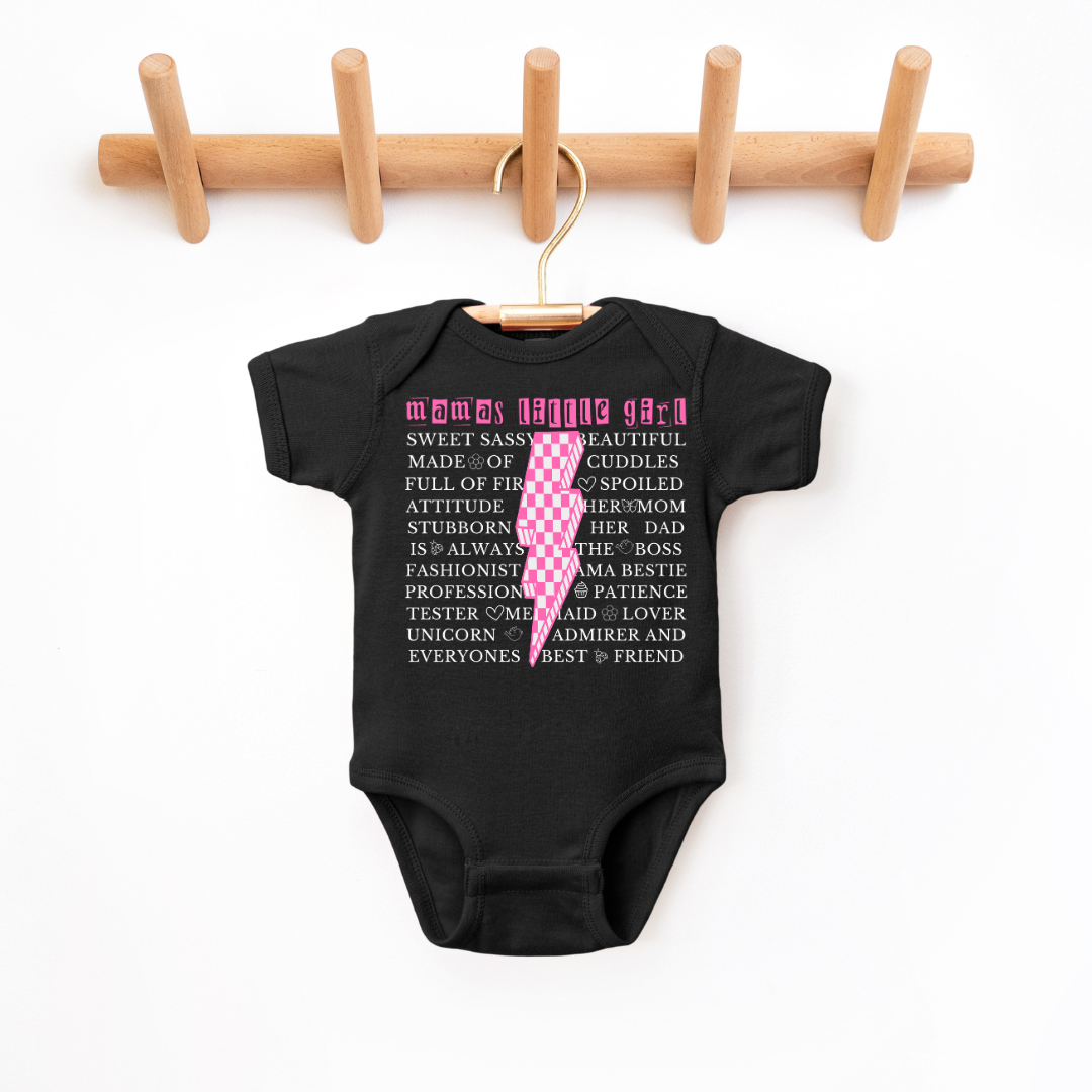 Mama's Little Girl Graphic Infant Bodysuit