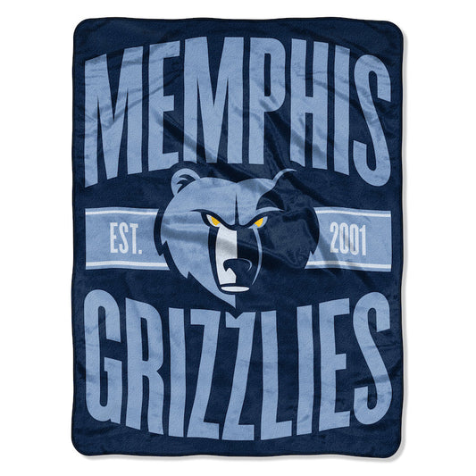 Memphis Grizzlies Micro Raschel Throw Blanket 50" x 60"