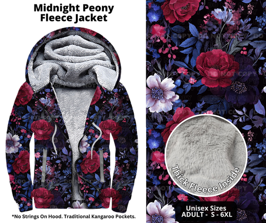 Preorder! Closes 10/21. ETA Jan. Midnight Peony Jackets