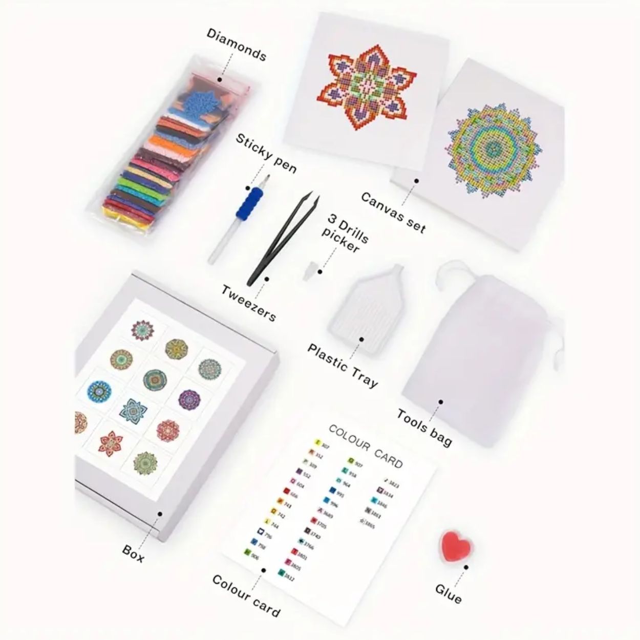 Mandala Mini Diamond Painting Kits