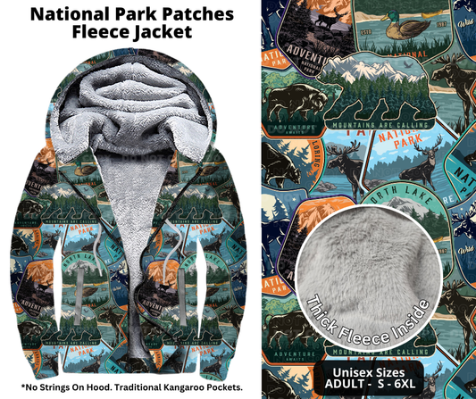 Preorder! Closes 10/21. ETA Jan. National Park Patches Jackets