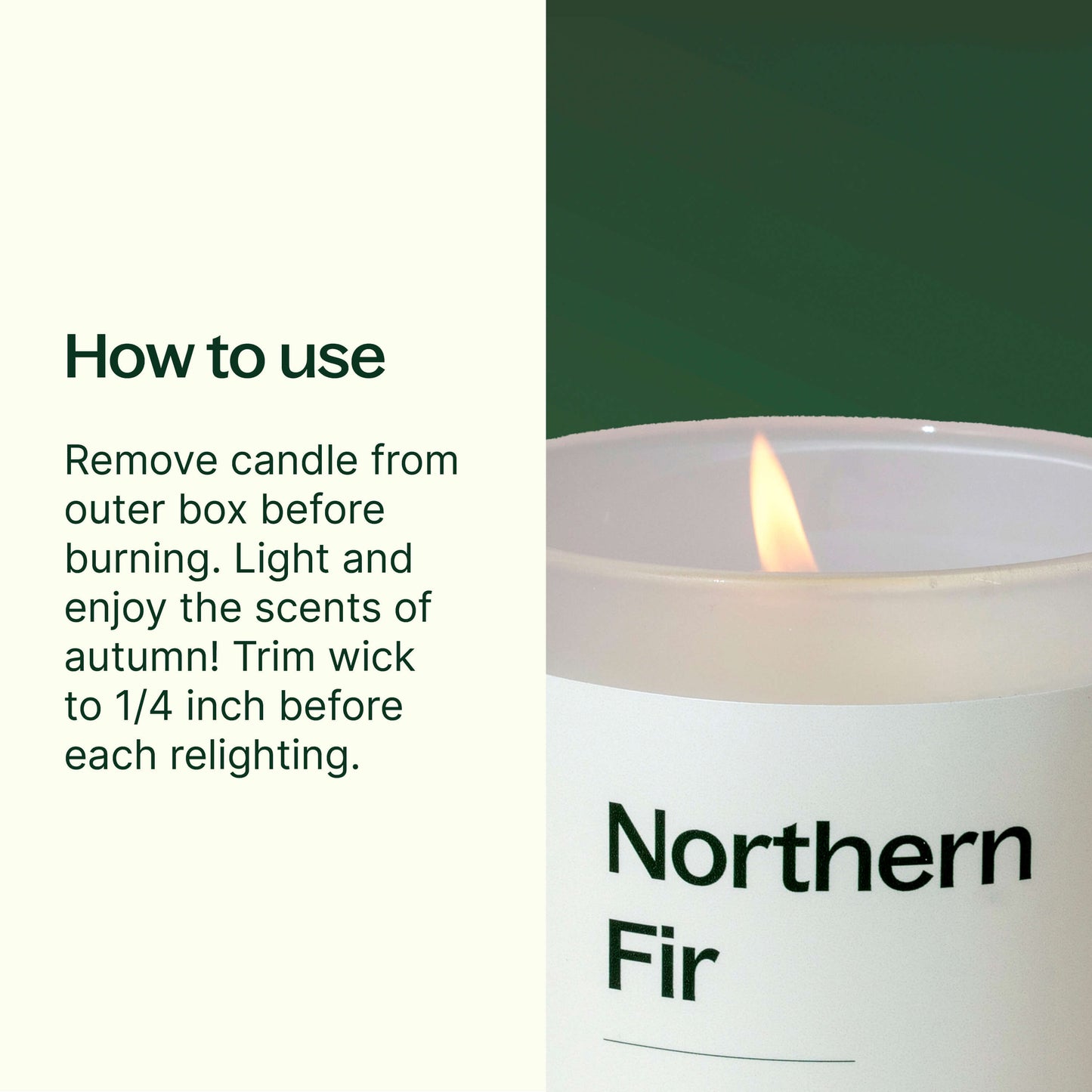 Northern Fir Naturally Scented Candle