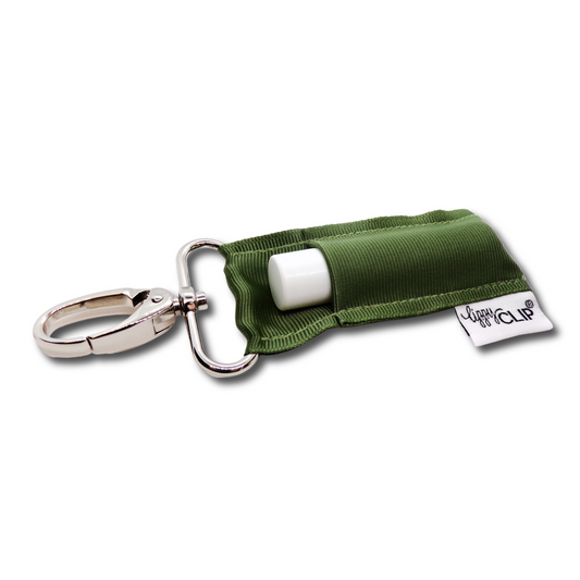 CLASSIC: Olive Green LippyClip® Lip Balm Holder