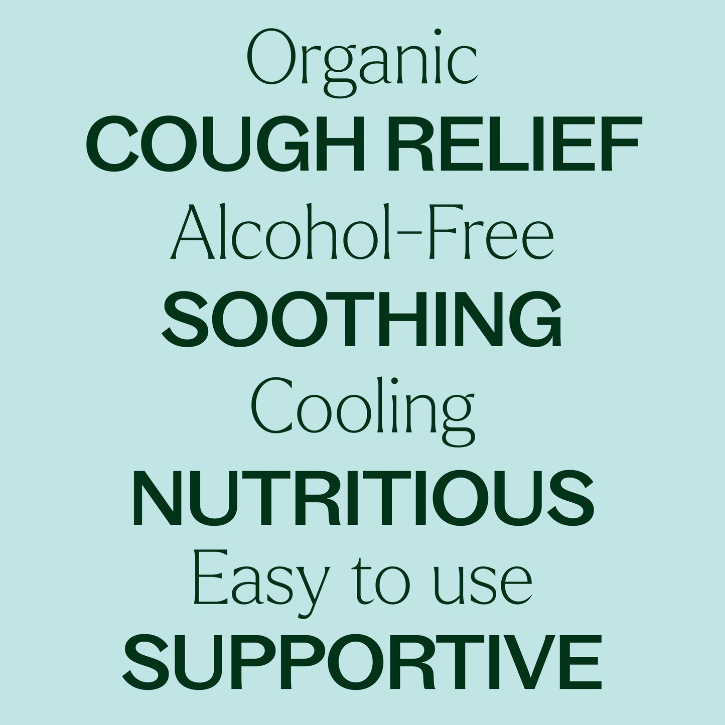 Cough Relief Organic Herbal Supplement