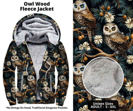 Preorder! Closes 10/21. ETA Jan. Owl Wood Jackets