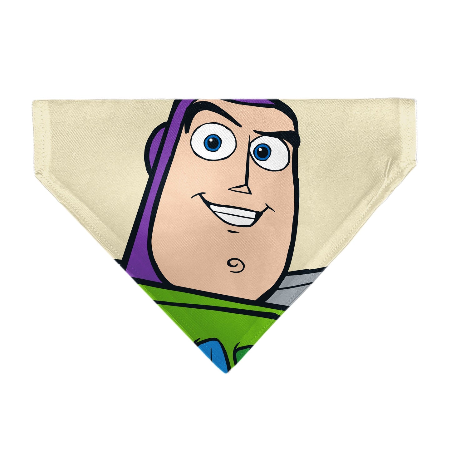 Pet Bandana - Toy Story Buzz Lightyear Face Close-Up Beige