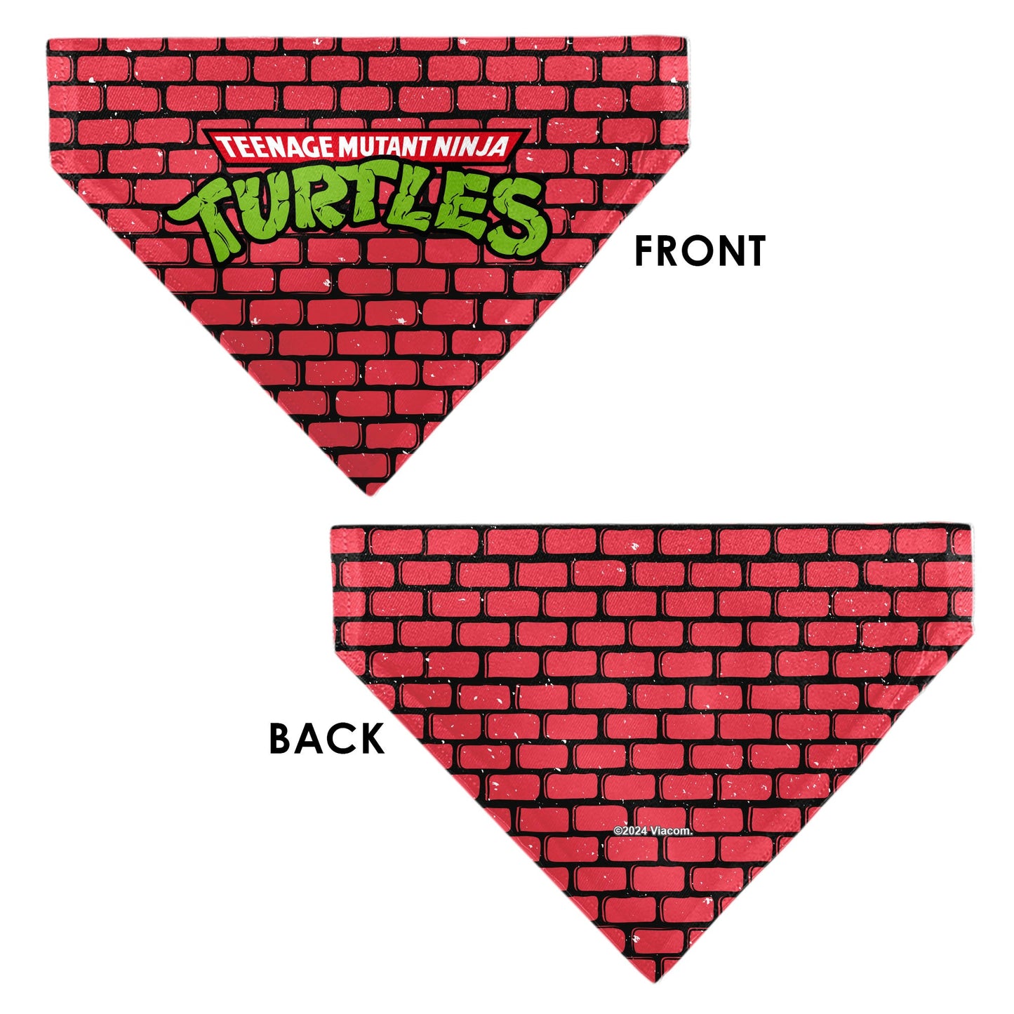 Pet Bandana - TEENAGE MUTANT NINJA TURTLES Brick Title Logo