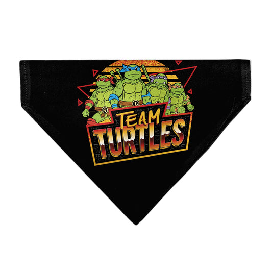 Pet Bandana - Teenage Mutant Ninja Turtles TEAM TURTLES Group Pose Black/Red