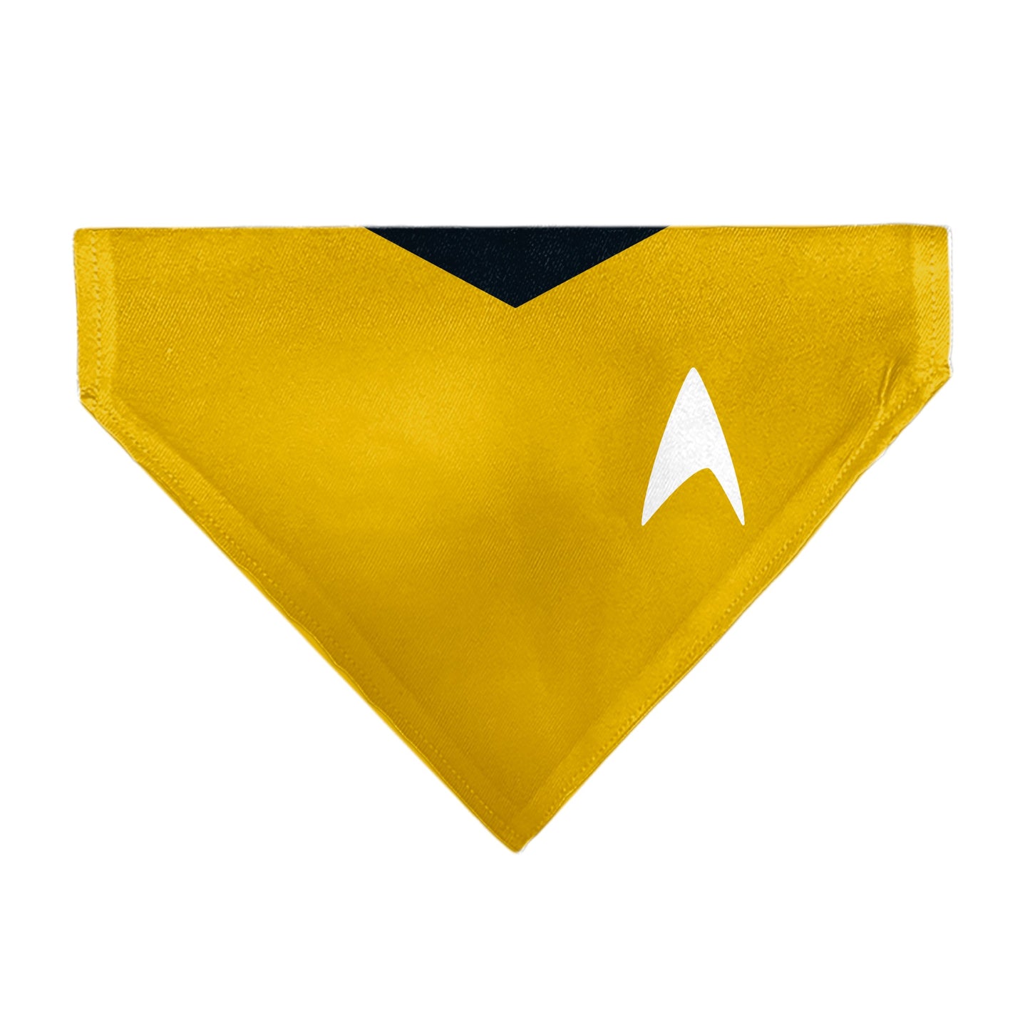 Pet Bandana - Star Trek Original Series Golden Yellow Uniform Print