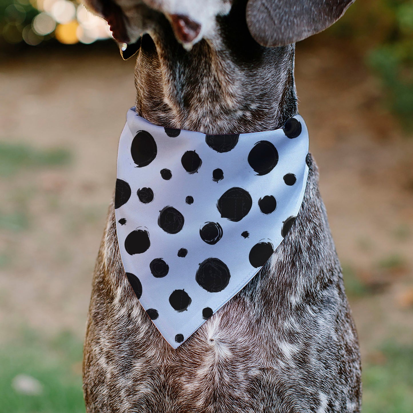 Pet Bandana - 101 Dalmatians Cruella's Spots White/Black