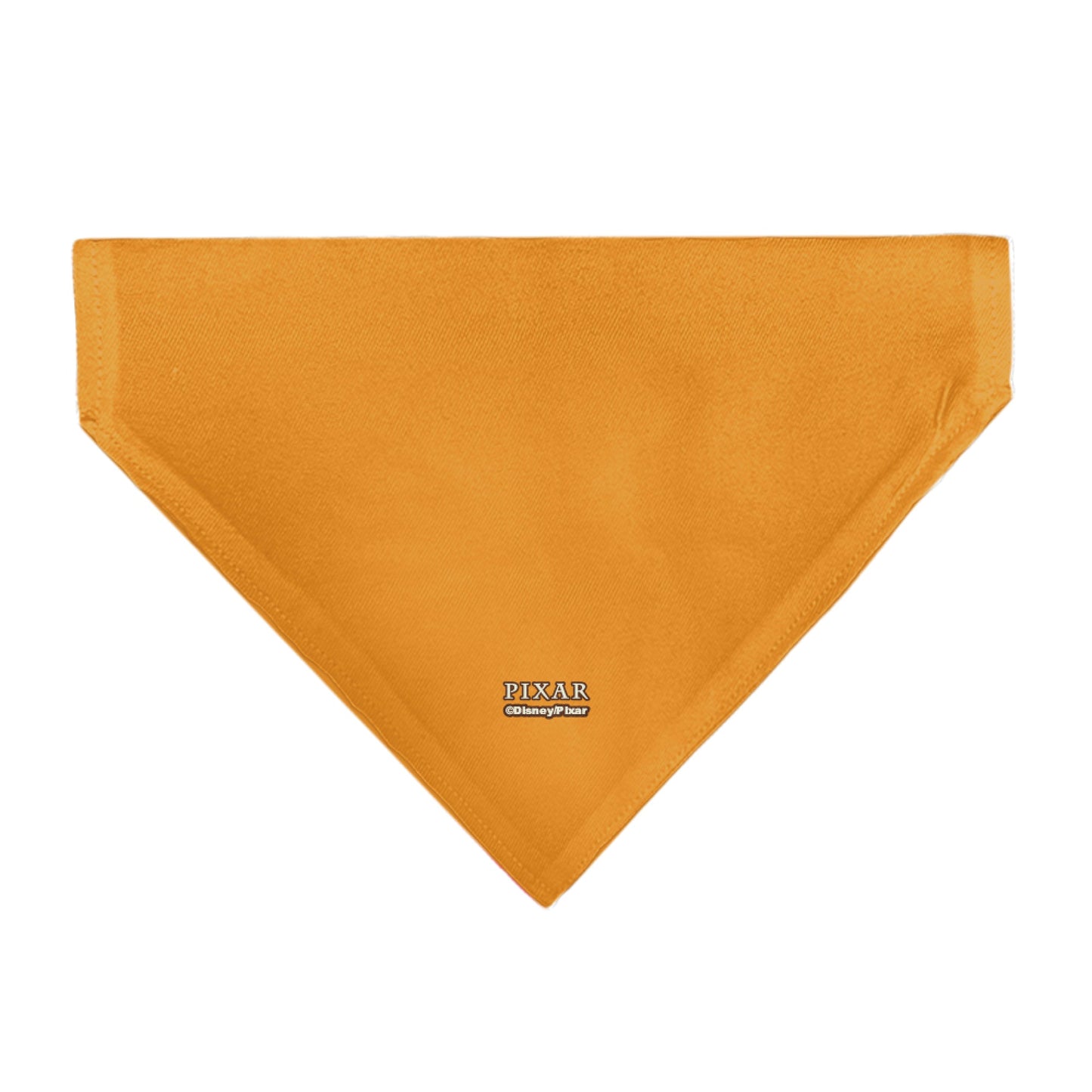 Pet Bandana - Up Dug Pose and Wilderness Explorer Badge Orange