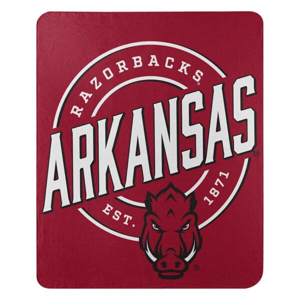 Arkansas Razorbacks Campaign Fleece Throw Blanket