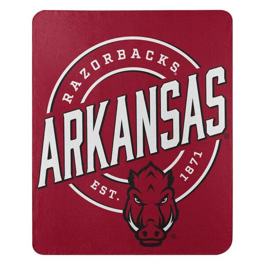 Arkansas Razorbacks Campaign Fleece Throw Blanket