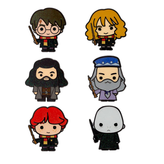 Harry Potter Mystery Enamel Pin Blind Box Series, Harry Potter, Ron Weasley, Hermione Granger, Dumbledore, Hagrid, or Voldemort