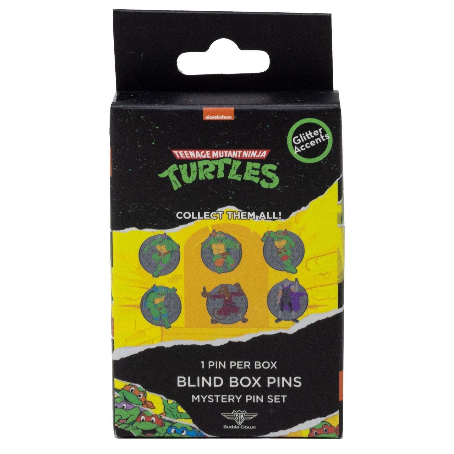 Ninja Turtles Mystery Enamel Pin Blind Box Series, Donatello, Michaelangelo, Raphael, Leonardo, Splinter, or Shredder