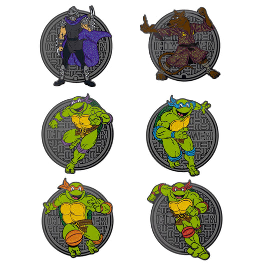 Ninja Turtles Mystery Enamel Pin Blind Box Series, Donatello, Michaelangelo, Raphael, Leonardo, Splinter, or Shredder