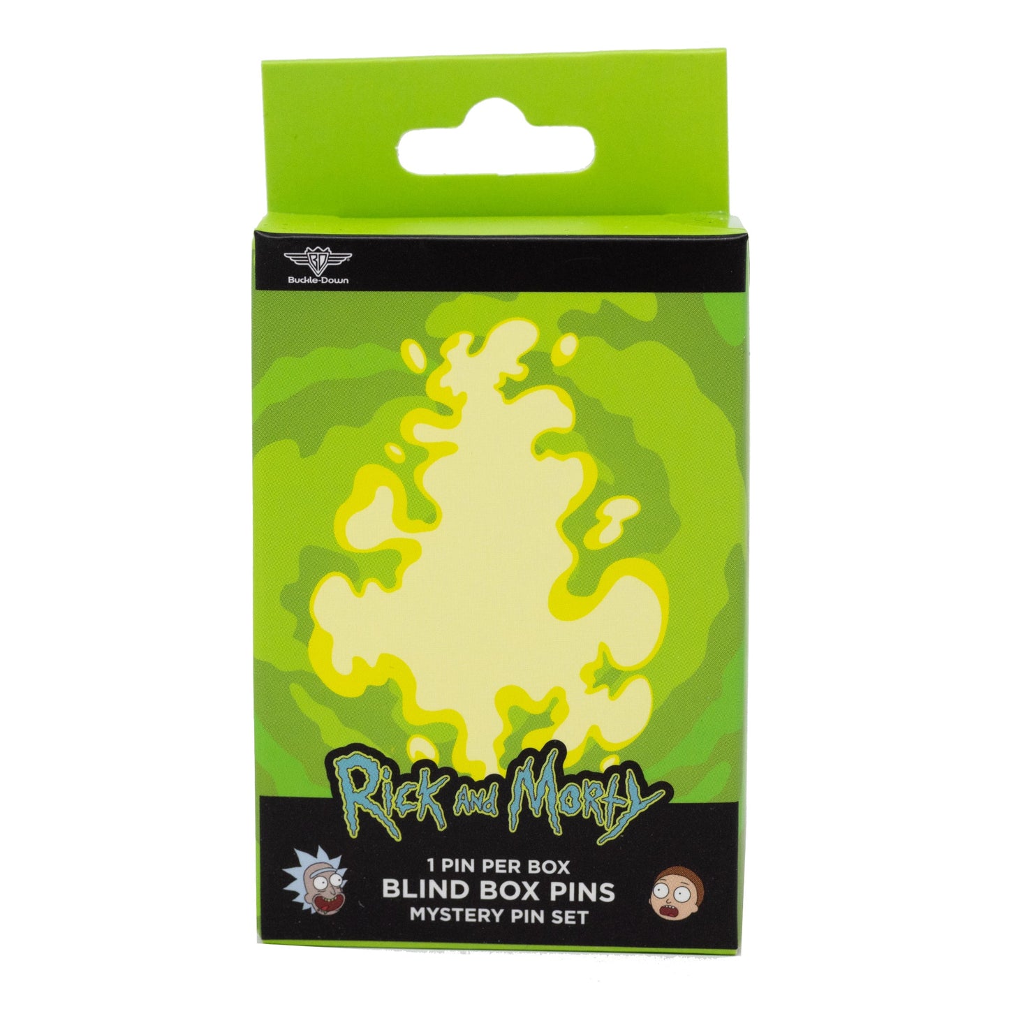 Rick and Morty Mystery Enamel Pin Blind Box Series, Rick, Morty, Mr. Poopybutthole, Mr. Meeseeks, Rick and Morty Title Logo, or a Portal Gun