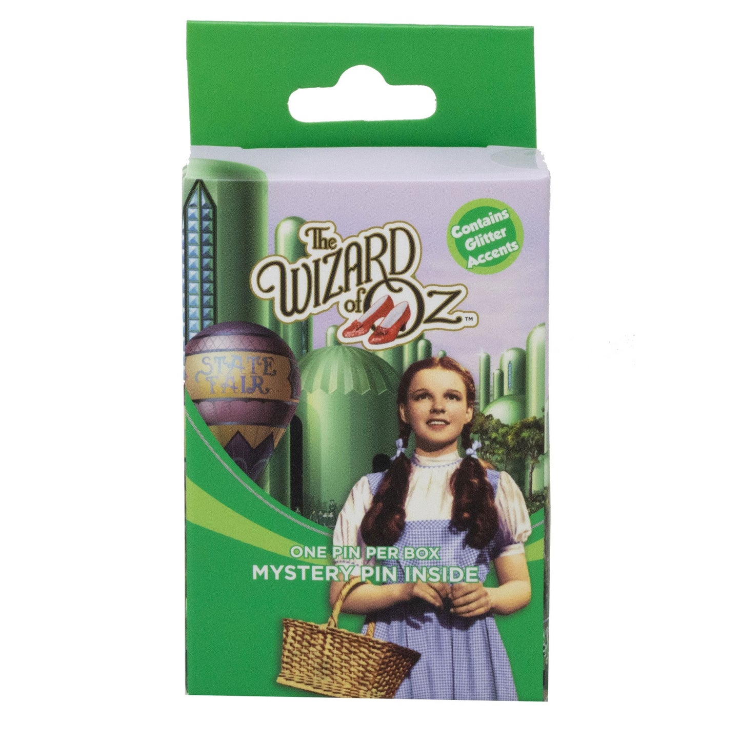 The Wizard of Oz Mystery Enamel Pin Blind Box Series, Dorothy, Toto, Scarecrow, Tin Man, Cowardly Lion, Wicked Witch, Flying Monkey, Glinda, or a Munchkin