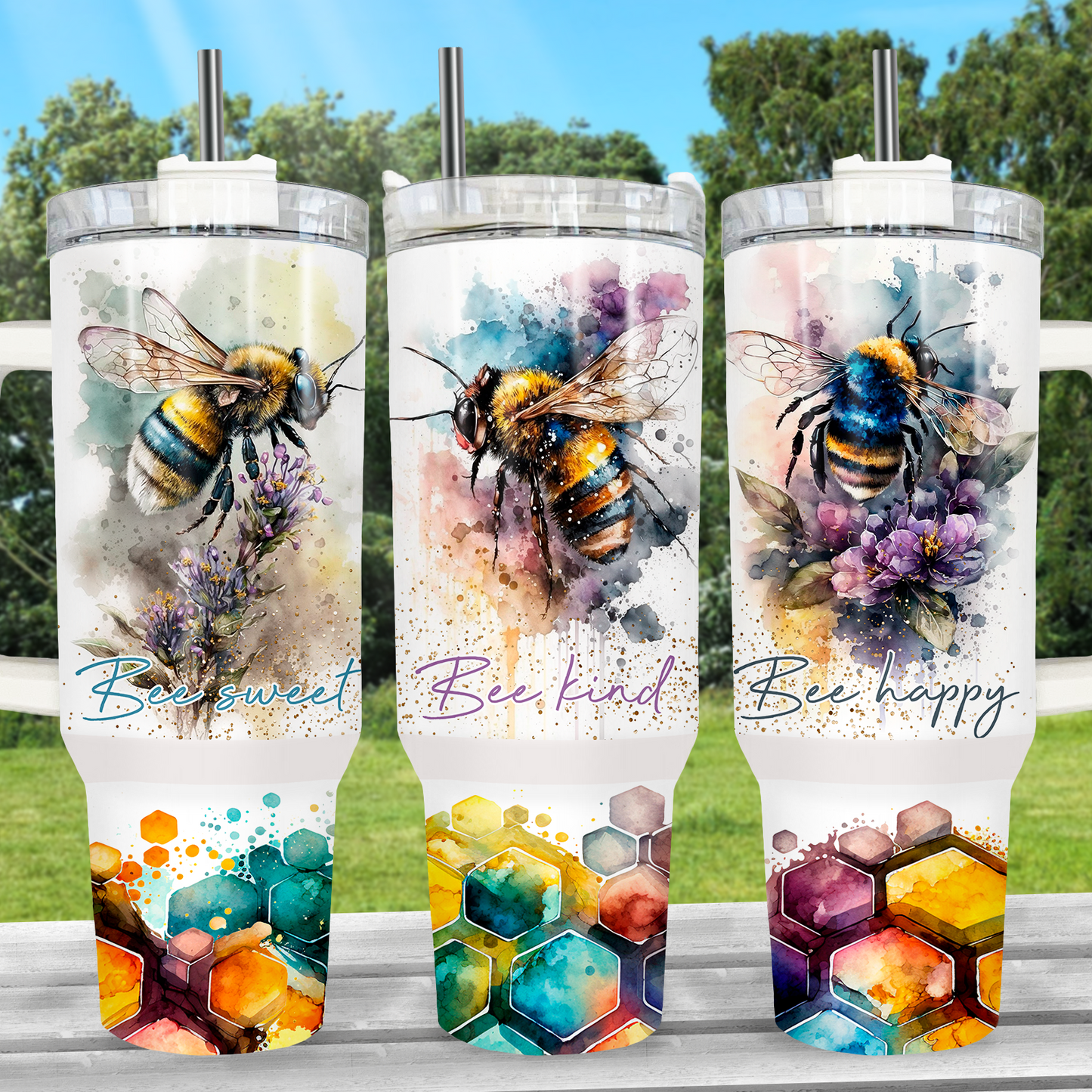 Bee 40oz Stainless Steel Tumbler