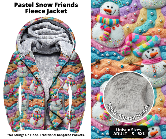 Preorder! Closes 10/21. ETA Jan. Pastel Snow Friends Jackets