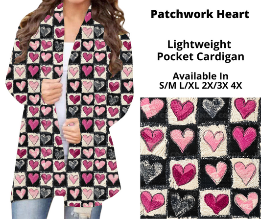 Preorder! Closes 11/20. ETA Jan. Patchwork Heart Cardigan