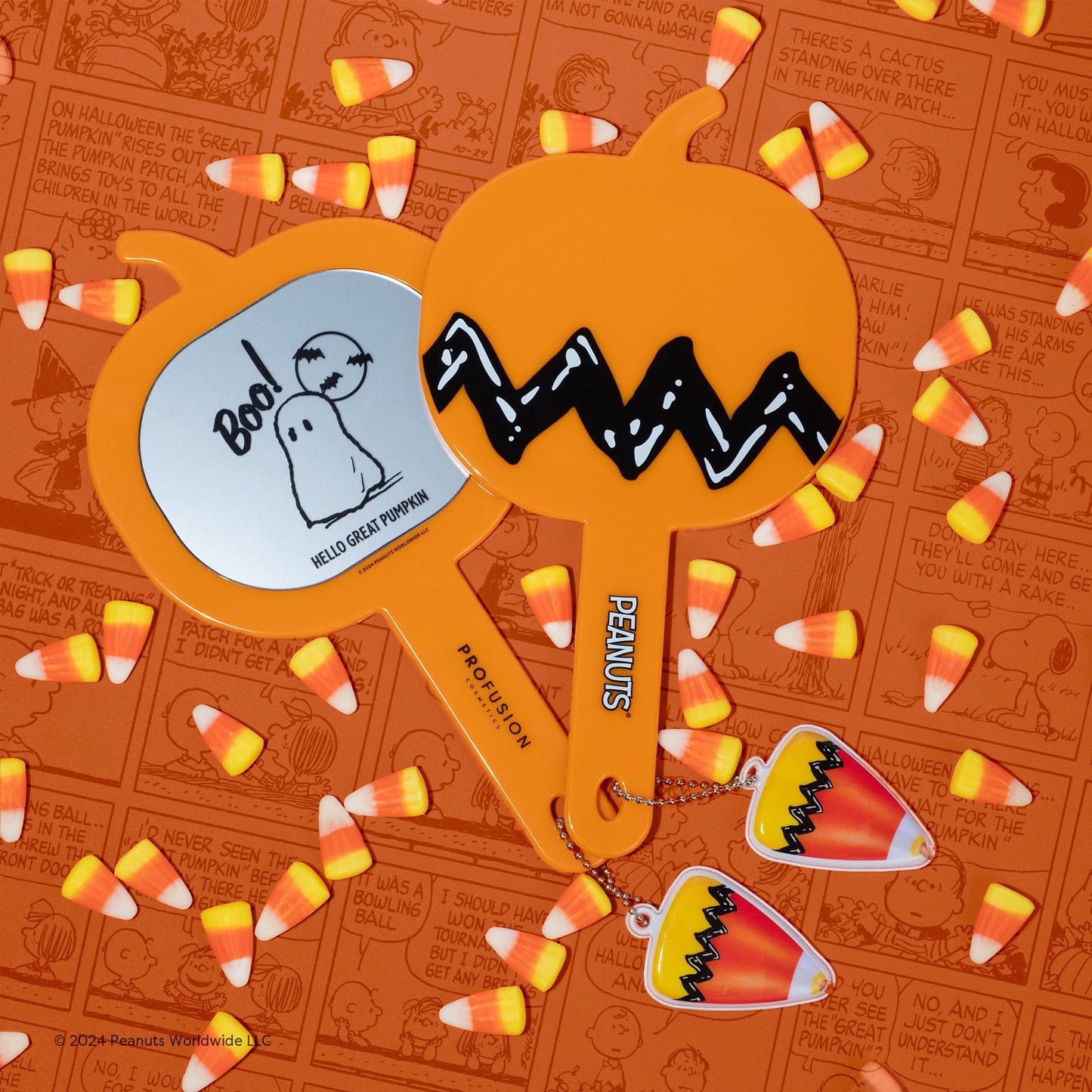 Peanuts Halloween| Hello Great Pumpkin Handheld Mirror