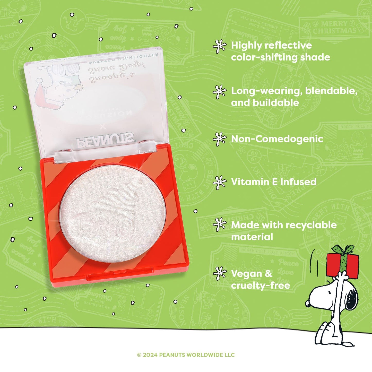 Peanuts Holiday | Snoopy's Snow Day Pressed Highlighter