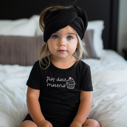 Play Date Material Youth & Toddler Graphic Tee