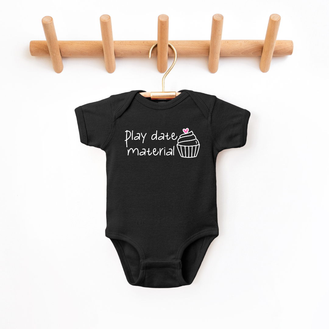 Play Date Material Infant Bodysuit