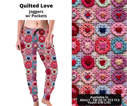 Quilted Love Joggers