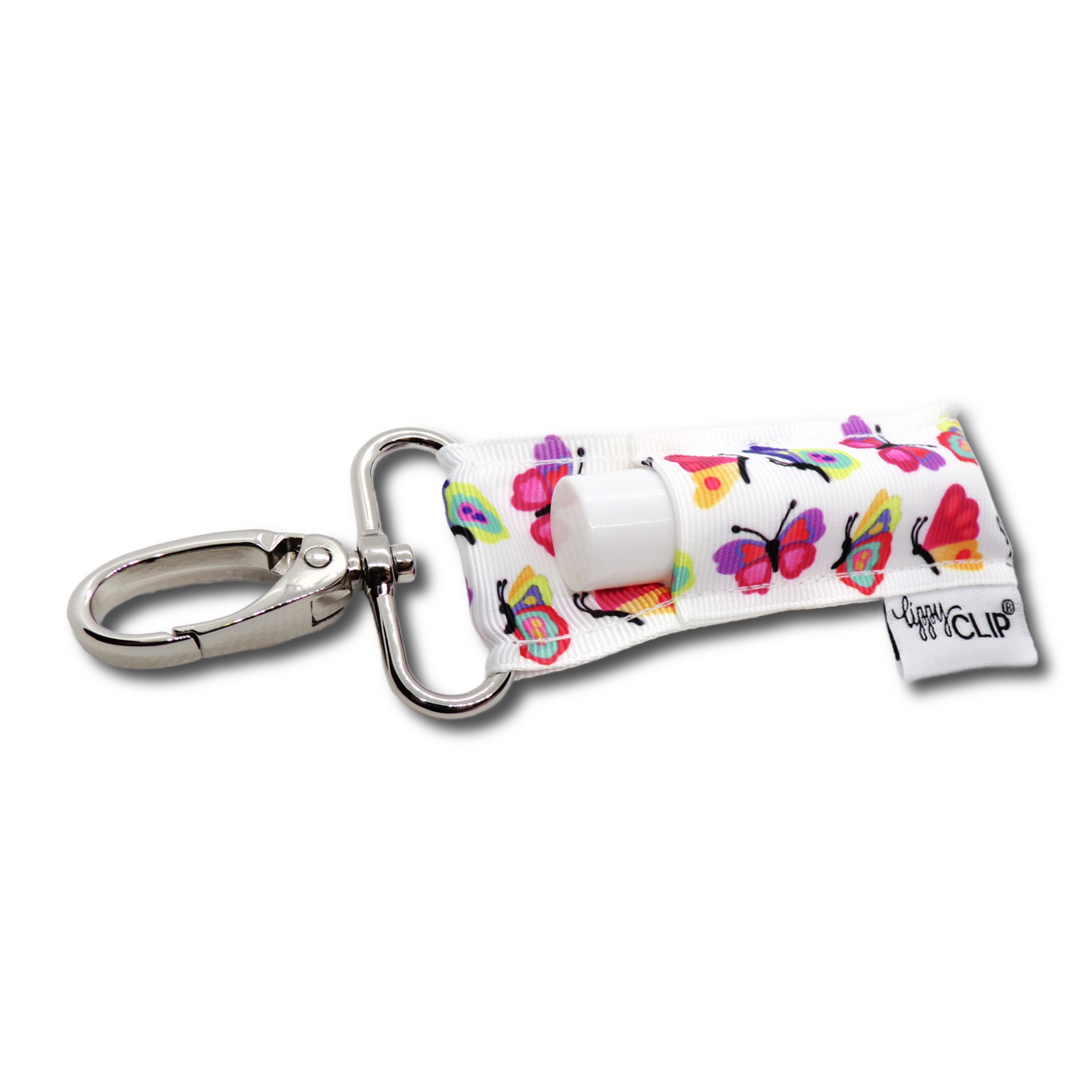 Rainbow Butterflies LippyClip® Lip Balm Holder