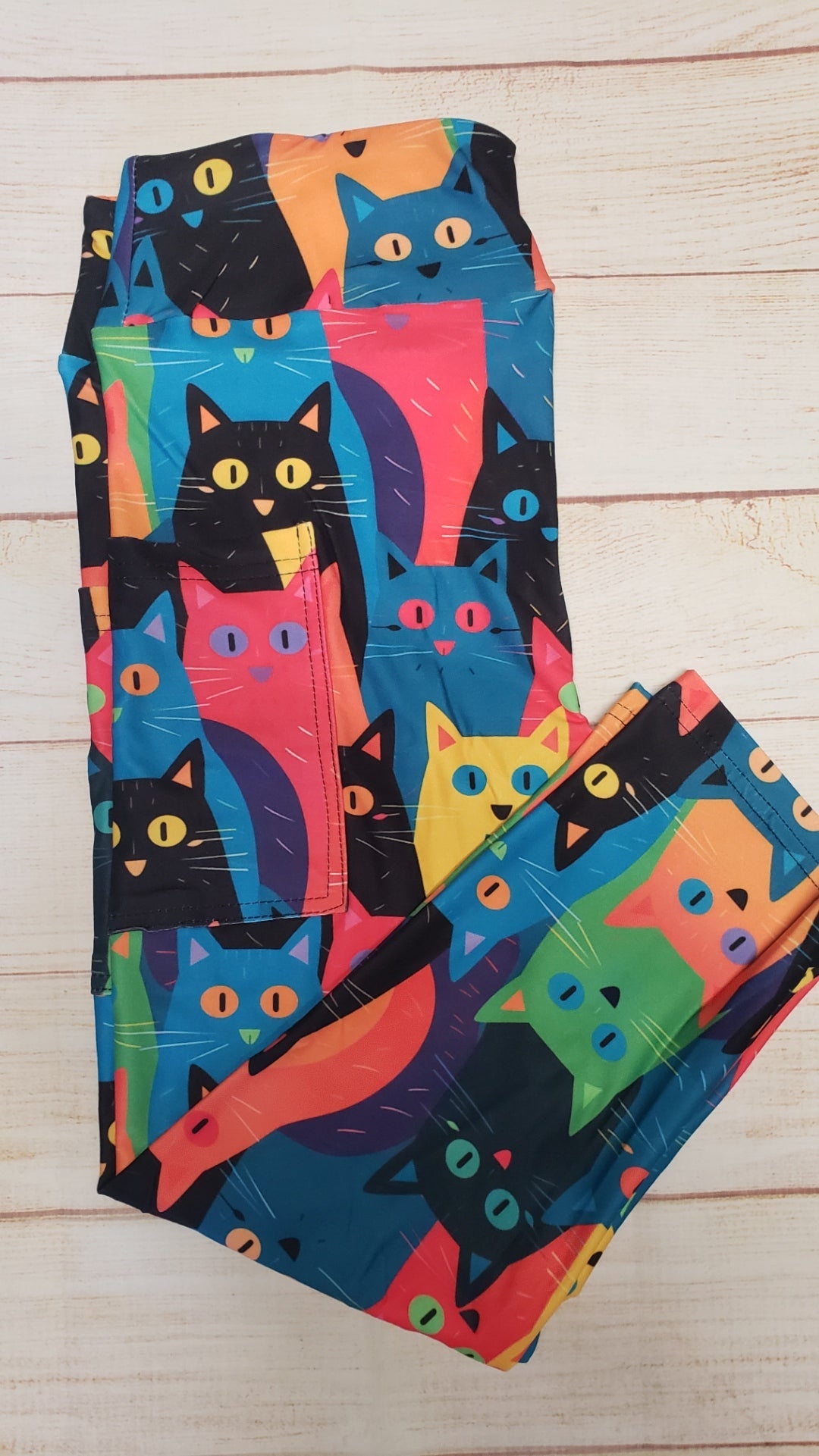 Cat Story leggings and capris with pockets